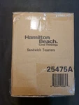 Hamilton Beach 25475A Breakfast Sandwich Toaster New In Box-factory Sealed. Fixed Price $19.99.