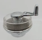 Vintage William Bounds Clear Acrylic Chrome Nutmeg Mill / Grinder -original Foam. Fixed Price $18.00.
