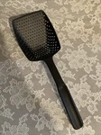 Pampered Chef 13" Scoop And Drain #1622 Plastic Nylon Black Strainer Usa Nice!. Fixed Price $15.00.