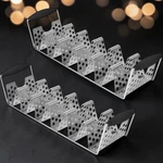 Blackstone 5551 Deluxe Taco Holder Stand Pack Of 2 Stainless Steel Racks. Fixed Price $39.99.