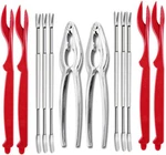 Seafood Tools Crab Crackers Nut Forks Set Opener Shellfish Lobster Leg. Fixed Price $11.27.