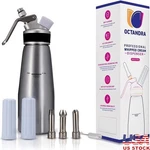 Whipped Cream Dispenser Professional Kitchen Tool W/ 3 Tips & Cleaning Brush New. Fixed Price $111.98.