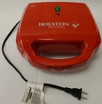 Holstein Housewares Red Mini Pie Maker (HF-09016) Pre-owned Works. Fixed Price $16.95.
