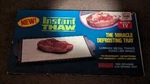 Instant The Original Steak Meat Food Miracle Defrosting Thawing Tray W/ Box. Fixed Price $29.99.