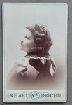1880'S Cabinet Card Photo...pretty Elegant Victorian Lady Artistic Back Pose. Fixed Price $15.00.