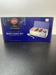 Tablecraft, Bar Caddy With Tongs, Stainless Steel. Fixed Price $12.99.