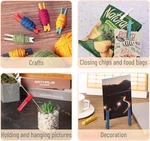 - Large Wooden Clothes Pins, 2.9 Inch, 50 Pack, Natural Clips For Crafts.... Fixed Price $15.80.