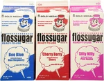 Cotton Candy Floss Sugar-blue Raspberry, Pink Vanilla & Cherry- 3.25 Lbs. (3 Pac. Fixed Price $43.95.