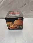 Boston Warehouse Terra Cotta Garlic Baker Dish With Domed Lid Cover Kitchen 1992. Fixed Price $12.26.