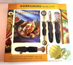 Garnishing Book & Tool Kit Food Fruit Vegetable Cooking Presentatio. Fixed Price $13.50.