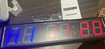 Btbsign Led Interval Timer Clock With Remote Count Down/up Stopwatch Wall. Fixed Price $170.00.