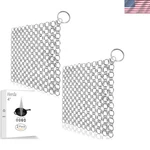 2PACK 4" Cast Iron Cleaner Scrubber, 316 I.... Fixed Price $22.31.