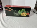 Vtg 1983 Amco Houseworks Tortilla Basket Fryer Set Model 788. Fixed Price $13.85.