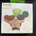 Tovolo Ice Cream Sandwich Molds With Press - Set Of Three Different Shapes Nib. Fixed Price $6.45.