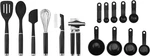 Kitchenaid Classic Tool And Gadget Set, 15-PIECE, Black. Fixed Price $75.99.