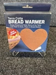 Terra Cotta Heart Shaped Bread Warmer Made By Fox Run Craftsmen 5" Iob. Fixed Price $9.99.