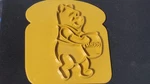Vtg Winnie The Pooh Cookie Sandwich Bread Press Wilton Disney Honey Gold 1994. Fixed Price $14.99.