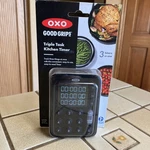 Oxo Good Grips Digital Triple Task Kitchen Timer Angled Easy Read New Free Ship. Fixed Price $56.00.