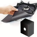 4-PACK: Gas Burner Covers Reusable Non-stick Pvc Stovetop Protector. Fixed Price $24.00.