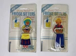 Two Arjon Country Kitchen Fridge Sitters Magnets - & Woman. Fixed Price $21.99.