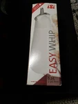 Isi Easy Whipped Cream Dispenser 0.5 L/1 Us Pint White Original Box & Instr. Fixed Price $27.00.