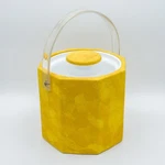 Mid Century Mod 60 S Kraftware Retro Yellow Ice Bucket Lucite Handle Mcm. Fixed Price $24.99.
