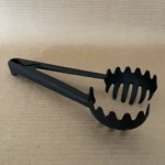 Tupperware Pasta Tongs Claw Grabber Spaghetti Utensil Black #4229. Fixed Price $12.95.