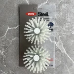2-PACK Oxo Steel Soap Dispensing Palm Brush Refills (fits 1068588) Nob. Fixed Price $13.00.
