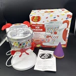 Jelly Belly Dual Ice Shaver Model JB15929 Box Manual And 4 Reusable Cone Cups. Fixed Price $28.04.