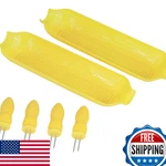 Chef Craft Select Plastic Corn Cob Dishes Holders 8.5 Inch 2 4. Fixed Price $9.99.