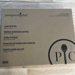 Pampered Chef Large Grill Pan 101113 With Removable Handle, 8.75" X 12.75". Fixed Price $75.00.