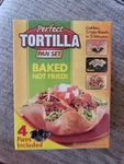 Perfect Tortilla Pan Set Stick Bowl Maker 4PC As Seen Tv Bake Serve. Fixed Price $13.00.