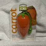 Joie Carrot Silicone Herb Infuser Spices Soup Bpa Free Dishwasher Safe Kitchen. Fixed Price $17.95.