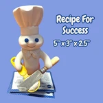 Vintage Pillsbury Doughboy Collector Figurine "recipe For Success" Danbury Mint. Fixed Price $12.00.