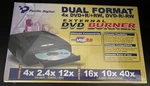 Pacific Digital Dual Format 4X Dvd/cd Burner Dvd+r/+rw Unopened. Fixed Price $21.79.
