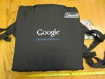 Google Logo Camping Chair Seat Cushion New Stadium Backrest Black Coleman Padded. Fixed Price $19.99.
