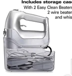 Hamilton Beach Professional 5 Speed Hand Mixer With Easy Clean Beaters, Dc Motor. Fixed Price $49.95.