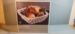 Gibson Elite Gracious Dining Collection White Ceramic 9" Bread Basket Nib. Fixed Price $20.00.