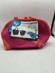 Byo Placemat Lunch Bag Pink/orange Bpa Free Insulated Built 11X5X6 Wash. Fixed Price $5.92.