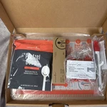 Pampered Chef 100073 Ultimate Soft Pretzel Making Set With Mold, Brush, Cutter. Fixed Price $17.00.
