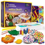 Mega Arts And Crafts Kit For Kids Mosaic, Marbling, Air Dry Clay Projects. Fixed Price $40.82.