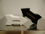 Kate Spade Lenox Black & White Uptown Downtown Salt And Pepper Shakers. Fixed Price $18.00.