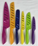 Farberware 12-PIECE Non-stick Resin, Dishwasher-safe Kitchen Knife Set/covers. Fixed Price $19.99.