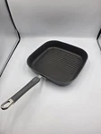 Pampered Chef Signature Nonstick Square Grill Pan Black Model 11X11. Fixed Price $40.00.