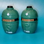 Big Green Egg Grill Salt & Pepper Porcelain Shaker Set. Fixed Price $13.28.