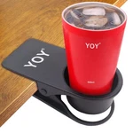 Yoy Drink Cup Holder Clip - Table Desk Side Water Glass Beer Bottle Beverage. Fixed Price $14.49.