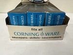 Vintage Corning Ware Lock On Detachable Handles Lot Of 3 With Display # P-10-HG. Fixed Price $49.99.