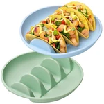 Yiiyoung Silicone Taco Holders Set Of 2, 9.8" Plates With Metal R.... Fixed Price $28.04.
