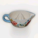 The Pioneer Woman Sweet Rose Ceramic Juicer With Handle White/blue Kitchen Decor. Fixed Price $18.95.
