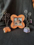 Burnes Of Boston Frame And Note Card/photo Holder /jewelry Hanger Gift *set 3. Fixed Price $50.00.
